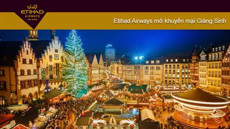 Etihad Airways mở khuyến mại Giáng Sinh
